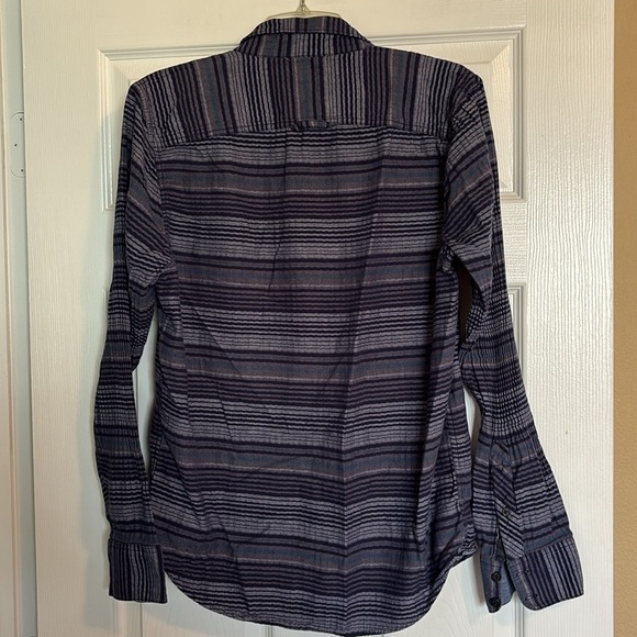 1901 men’s blue long sleeve button down shirt size medium - Picture 6 of 8